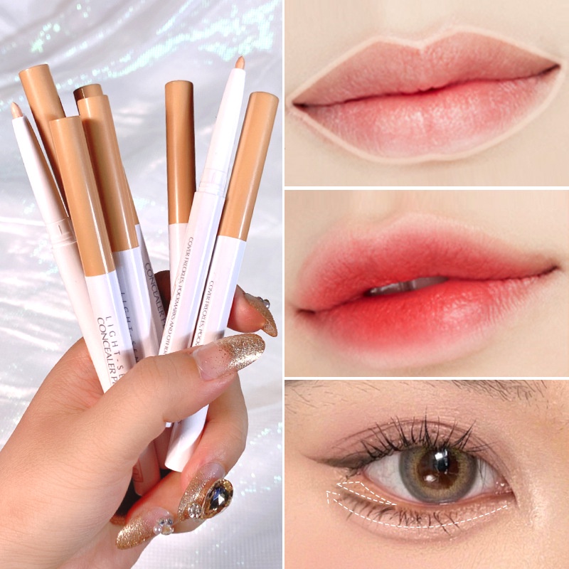 1 Thỏi Kem Che Khuyết Điểm/Tạo Khối Kháng Nước Tự Nhiên Không Dầu Lâu Trôi Dưỡng Ẩm