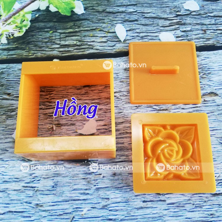 Khuôn xôi vuông 8cm (chọn mẫu Hồng, Phước, Lộc, Thọ, Hỷ)