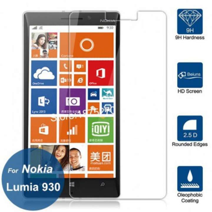 Kính Cường Lực Nokia Lumia 930 Phụ Kiện Đầy Đủ (Trong Suốt)