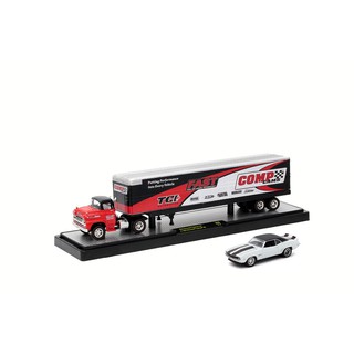 Xe mô hình tải container và xe con M2Machine 1/64 dài- lựa chọn