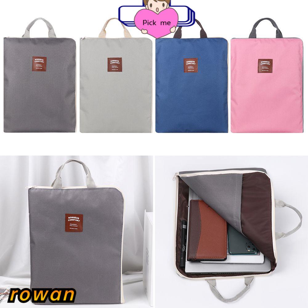 Túi Đựng Tài Liệu Khổ A4 Bằng Vải Oxford Có Khóa Kéo Nhiều Màu Đa Năng