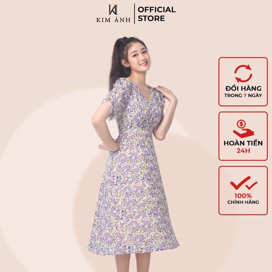 Đầm hoa Dress Syringa KIM ÁNH,DSX24001