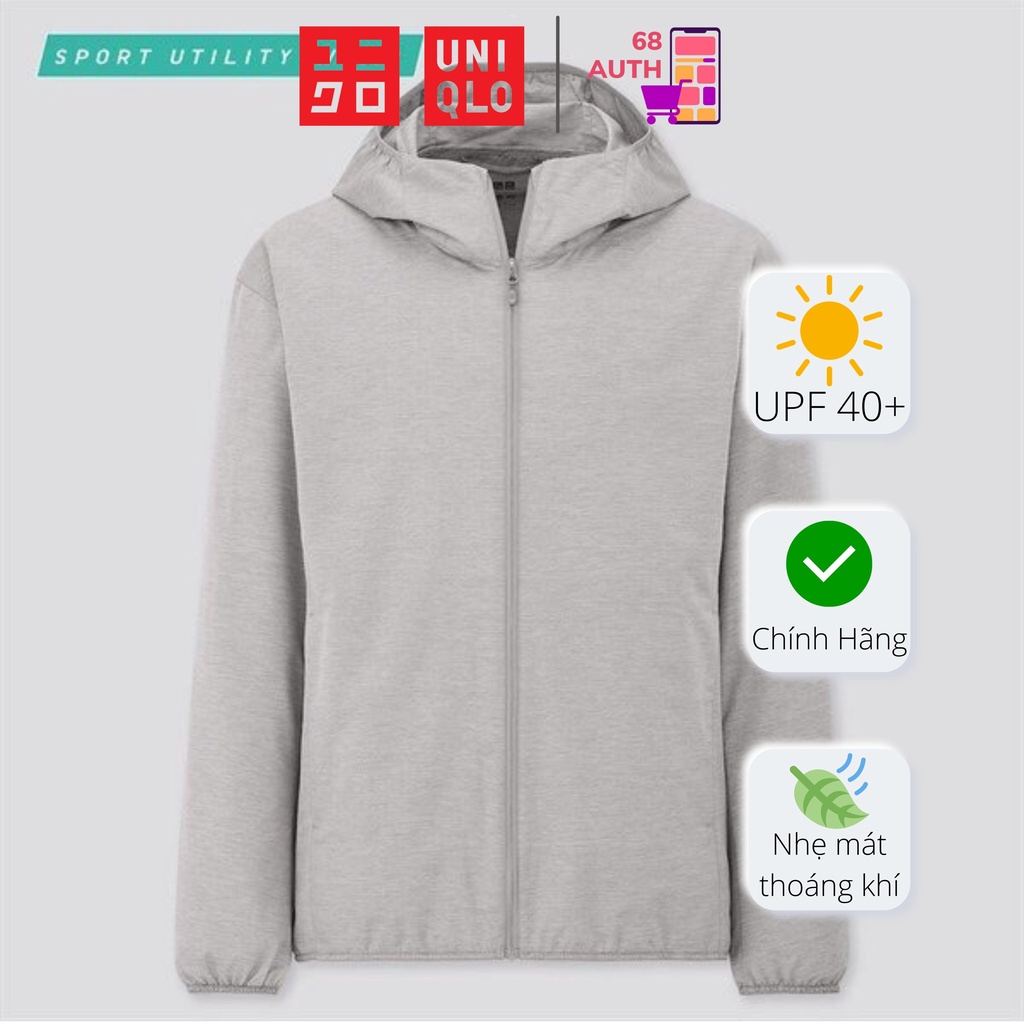 Áo khoác Uniqlo vải dù Nam 68 Auth Official áo gió Uniqlo chống nắng chính hãng nhập khẩu từ US