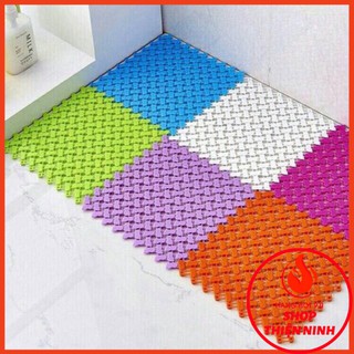 [Giá Hủy Diệt] COMBO 30 TẤM THẢM GHÉP NHÀ TẮM NHIỀU MÀU SẮC