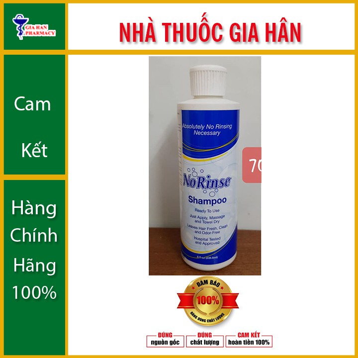 Dầu Gội Khô NoRinse Shampoo - Chai No Rinse 236,6ml