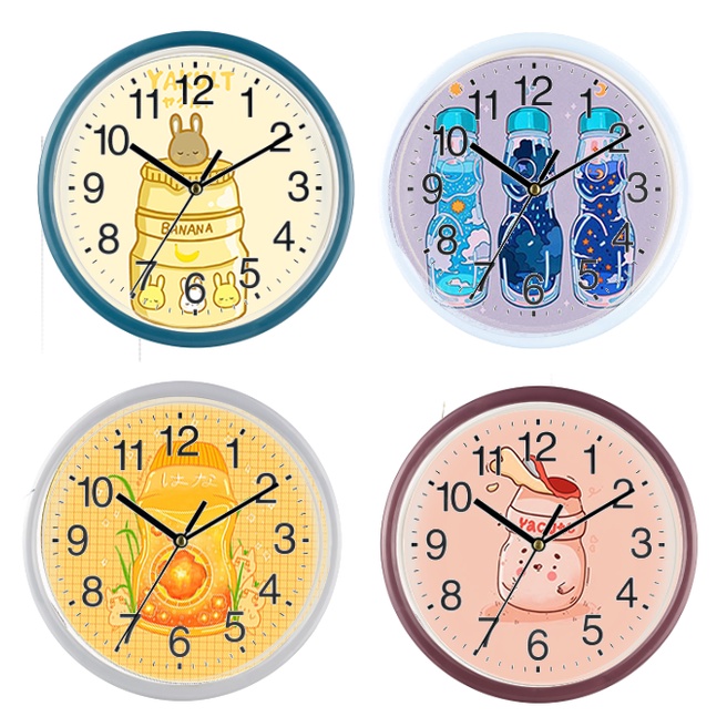 Đồng hồ treo tường yakult DHTI21 cute dễ thương 13 đến15cm