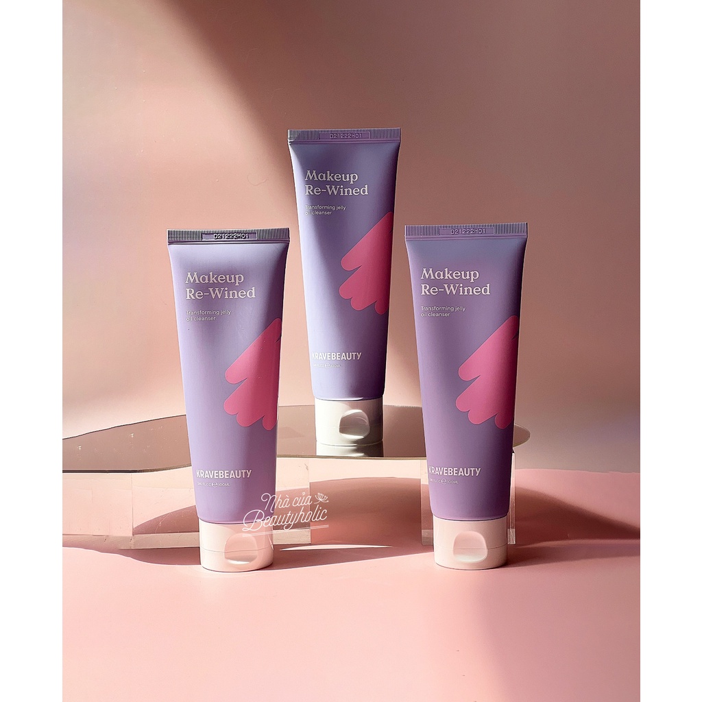 Tẩy trang dạng thạch KRAVE BEAUTY MAKEUP RE-WINED