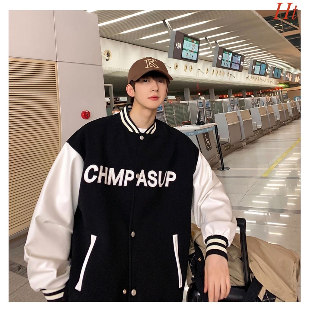 Áo Khoác Bomber nam nỉ CHMP