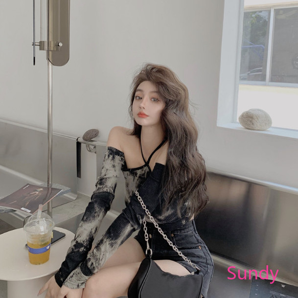 Áo yếm hở vai tay dài thời trang quyến rũ