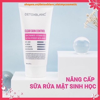 Sữa rửa mặt sinh học detox blanc