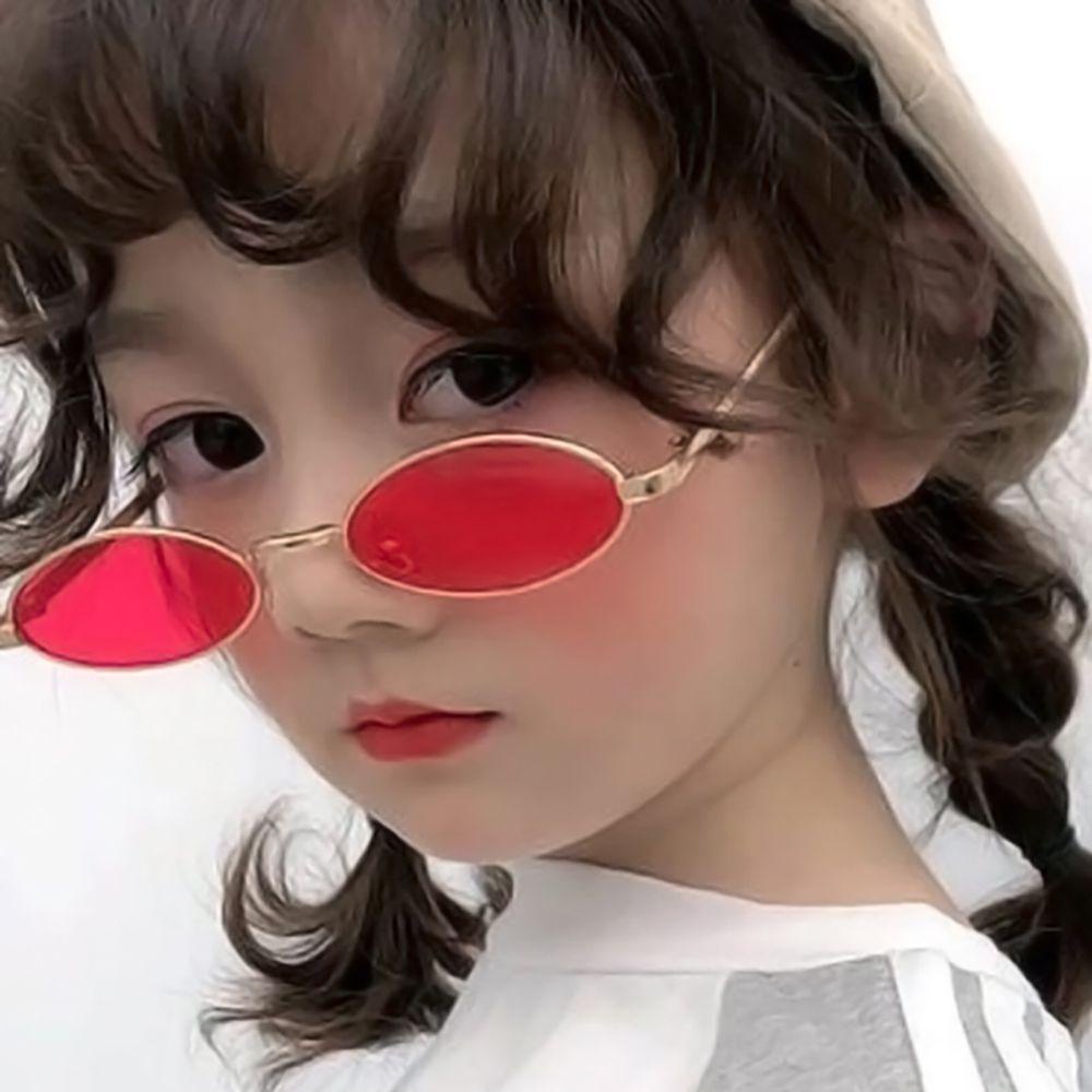 Kính Mát Gọng Oval Thời Trang Dành Cho Bé Gái