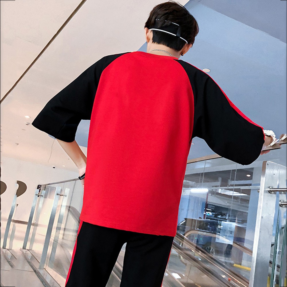 Bộ Đồ Thun Nam Thể Thao Ngắn Tay Basic Kết Hợp Quần Dài Họa Tiết Vết Cào Cá Tính SET NAM 90000109C2 | BigBuy360 - bigbuy360.vn