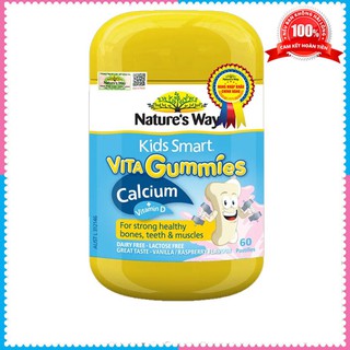 Kẹo Nature’s Way Kids Smart Vita Gummies Calcium + Vitamin D