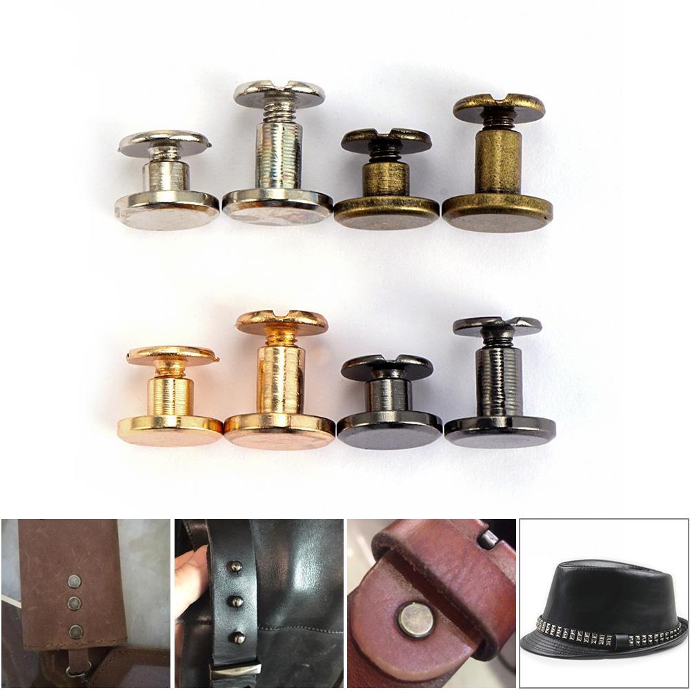 Set 1 10 Đinh Tán Trang Trí Móng Tay / Mũ / Đồ Da Tiện Dụng