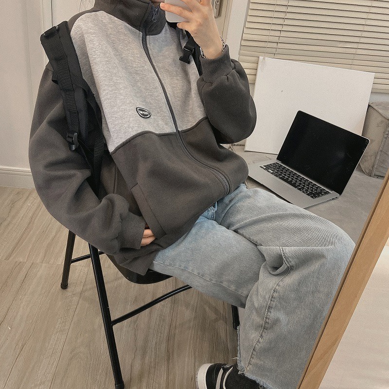 Áo Khoác Nỉ form rộng - Áo Khoác nỉ nam nữ - Áo khoác nỉ mẫu mới 2021 Thương Hiệu TuNa Clothes _ Mã N01 | BigBuy360 - bigbuy360.vn