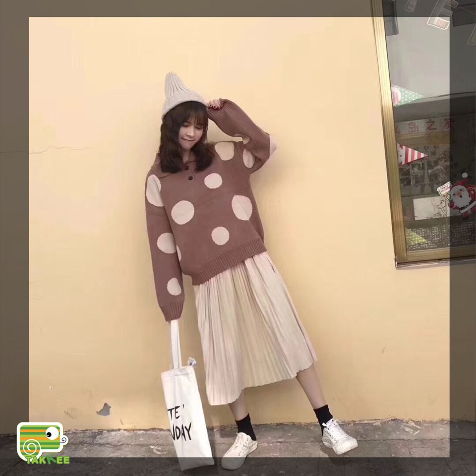 ÁO LEN THỜI TRANG NỮ PHONG CÁCH HÀN QUỐC