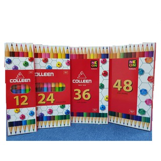 Chì màu Colleen Neon 2 đầu