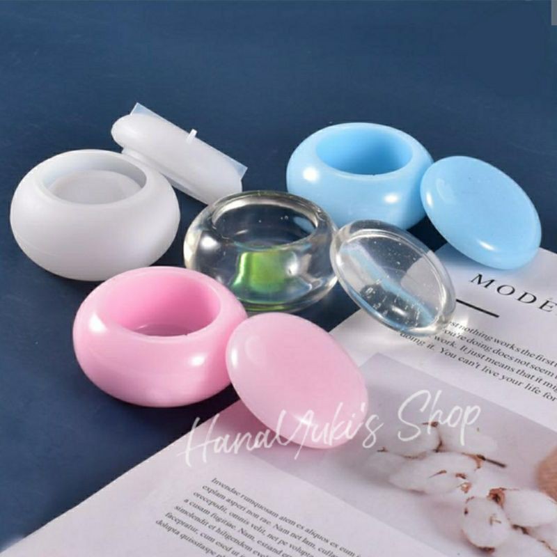 Khuôn silicon làm hũ đựng đồ, son môi thủ công trong nghệ thuật Resin Handmade