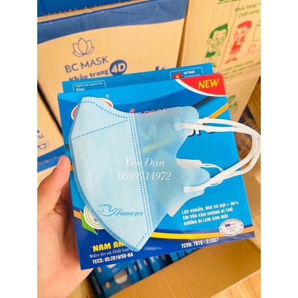 [Buôn Sỉ] Combo 200 Caí Hộp Khẩu Trang 5D Nam Anh