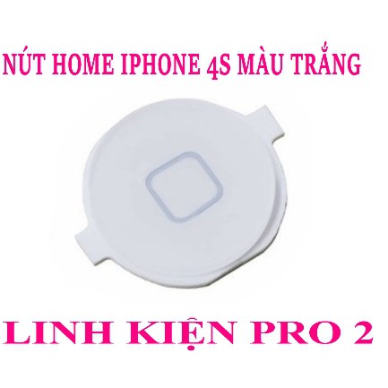 NÚT HOME IPHONE 4S MÀU TRẮNG