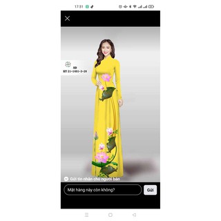 ÁO DÀI MAY SẴN +QUẦN IN CÙNG MÀU