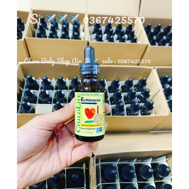 (Air Mỹ) Siro Childlife Echinacea 29,6ml date 2025