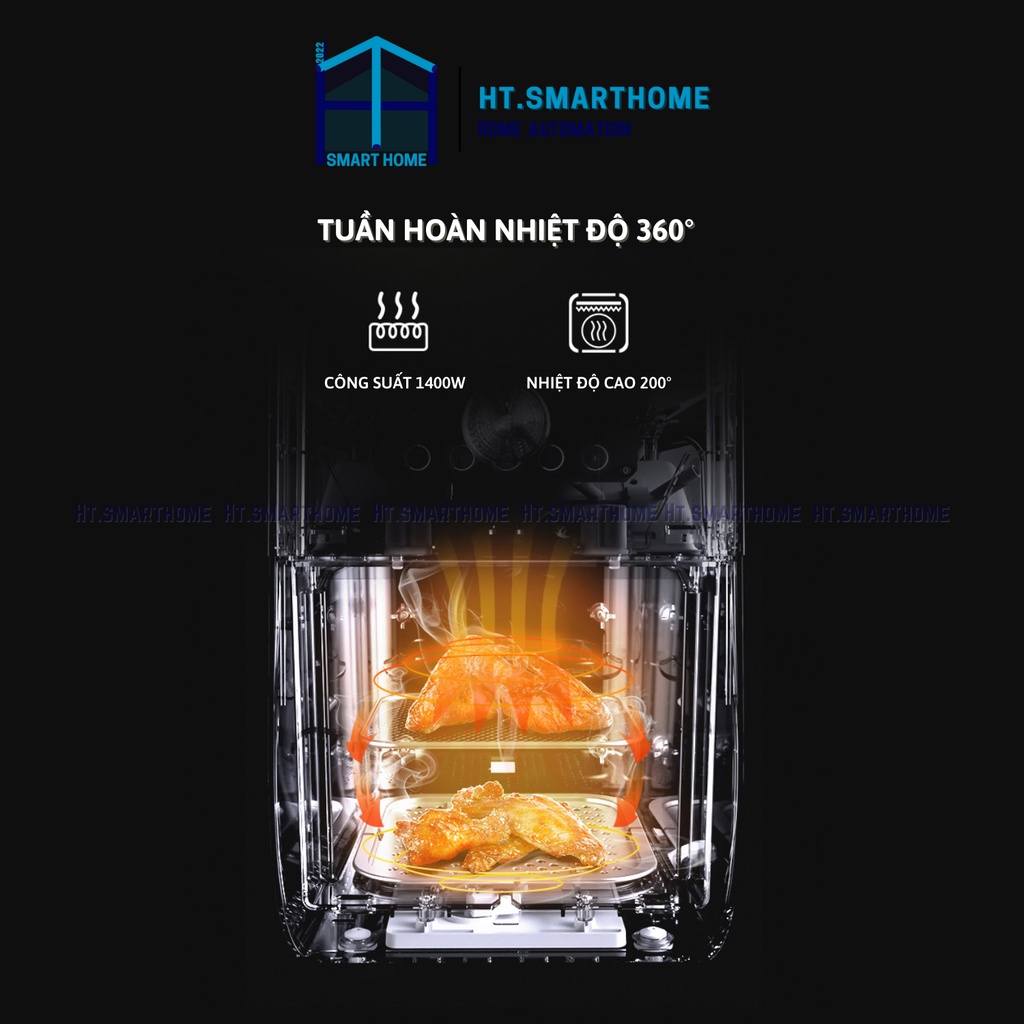 Nồi chiên không dầu Life Element mini Xanh bơ - Nồi chiên gia đình 3L 1-3 người - Nhỏ gọn tiện lợi