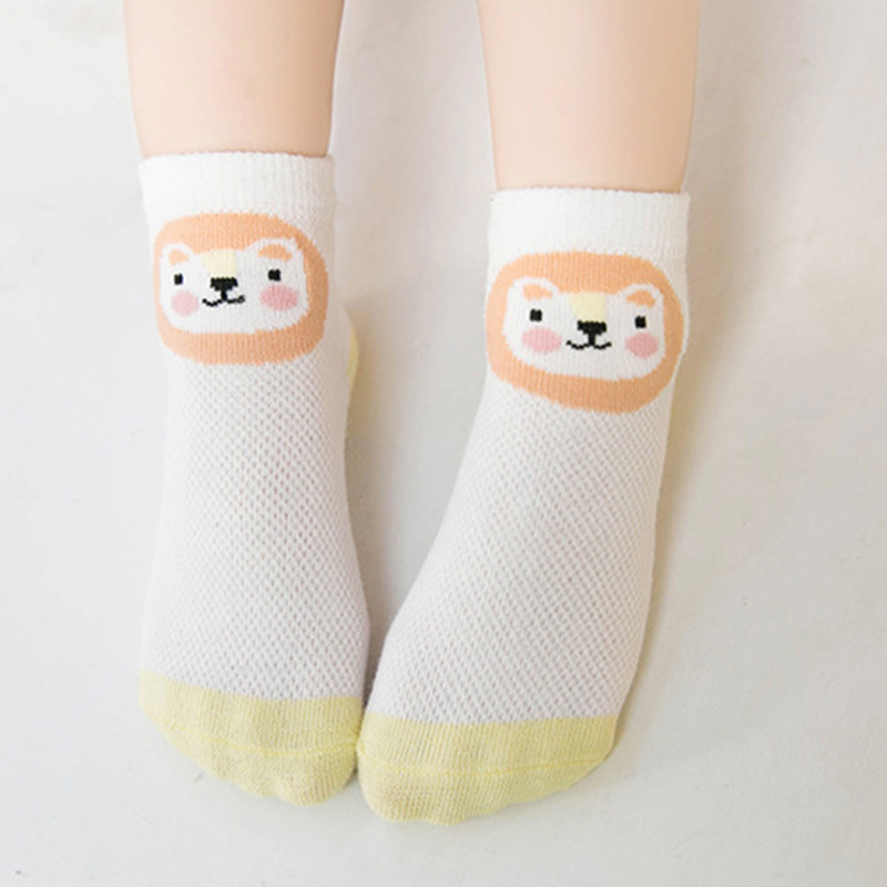 Bộ 5 Đôi Vớ In Hình Động Vật Đáng Yêu Cho Bé Jp1