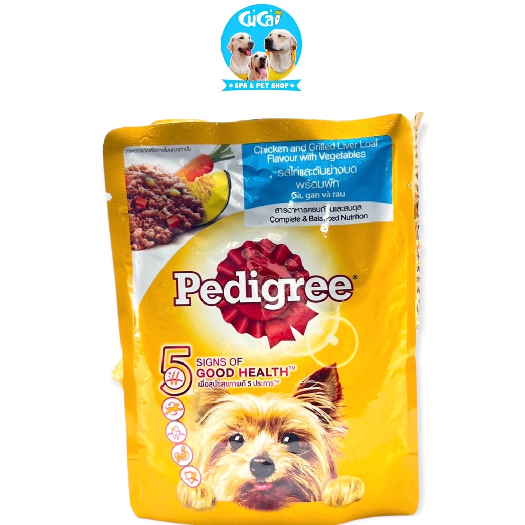 Pate cho chó Pedigree 80g, pate chó tươi ngon bổ sung dinh dưỡng thiết yếu cho thú cưng Củ Cải Pet Shop.