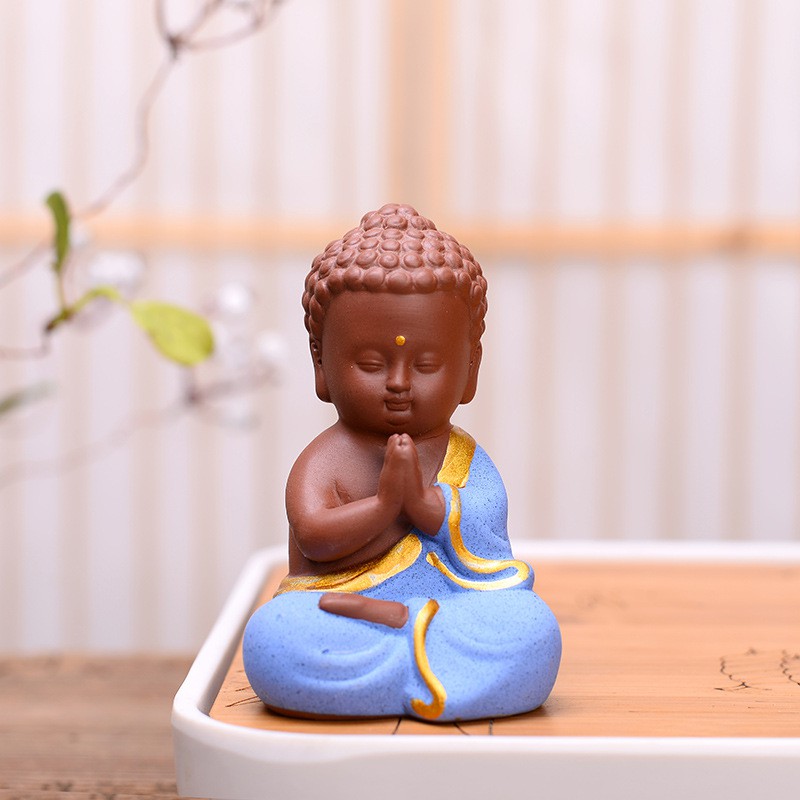 Tượng Phật Thích Ca Gốm Sứ Trang Trí Góc Làm Việc, phòng khách, bàn trà, tiểu cảnh, bể cá Siêu dễ thương | BigBuy360 - bigbuy360.vn