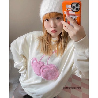 [ ORDER ] áo Aristocats big cherry sweater ( Kirsh )