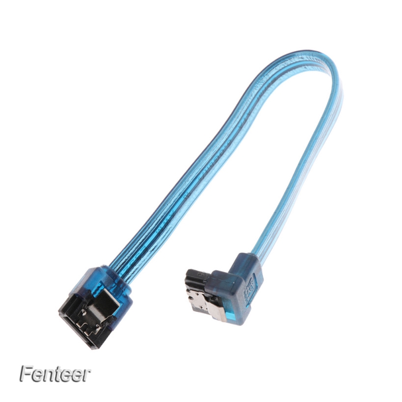 Dây cáp siêu mỏng SATA 3.0 cho đĩa cứng HDD SDD nối đầu thẳng với đầu 90 độ dài 20cm