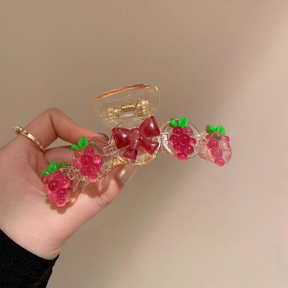 Kẹp Tóc Càng Cua Trong Suốt Phong Cách Hàn Quốc Cho Nữ