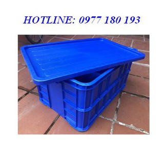 Thùng Nhựa Đặc HS019 Kèm Nắp
