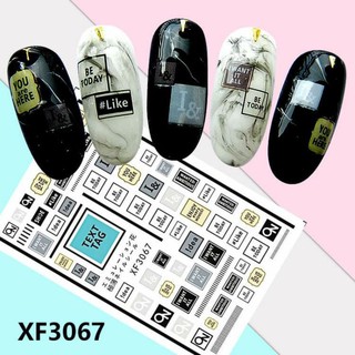 Hình dán Sticker nail mẫu mới