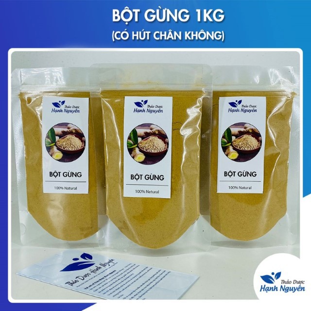 Bột Gừng 1kg (Có hút chân không) - Ginger ground pure powder