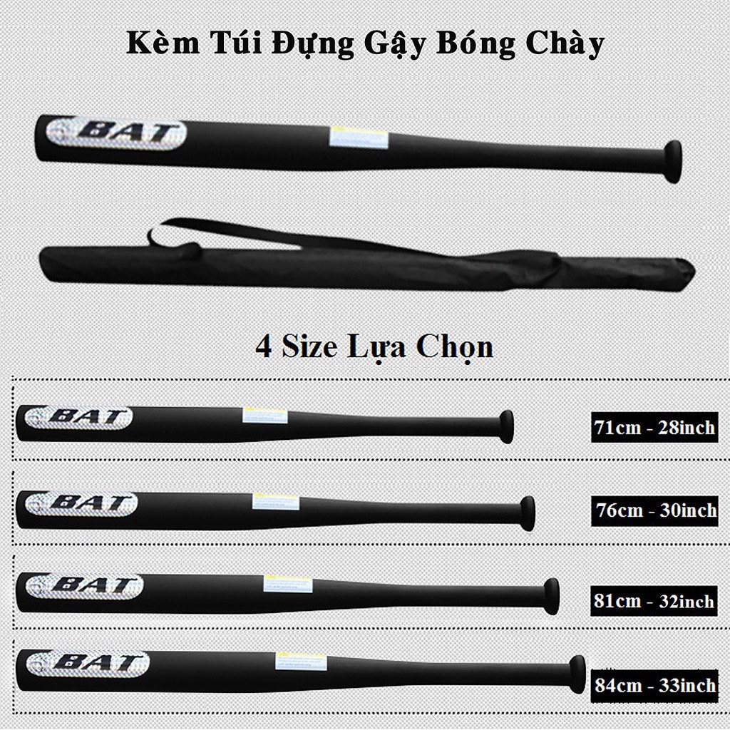 Gậy bóng chày hợp kim BAT siêu bền.