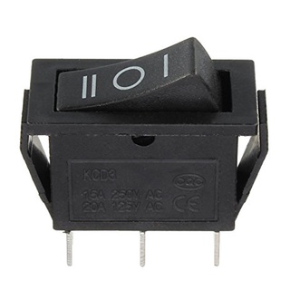 Công tắc bập bênh 3 chế độ 6a 250v kcd1-203