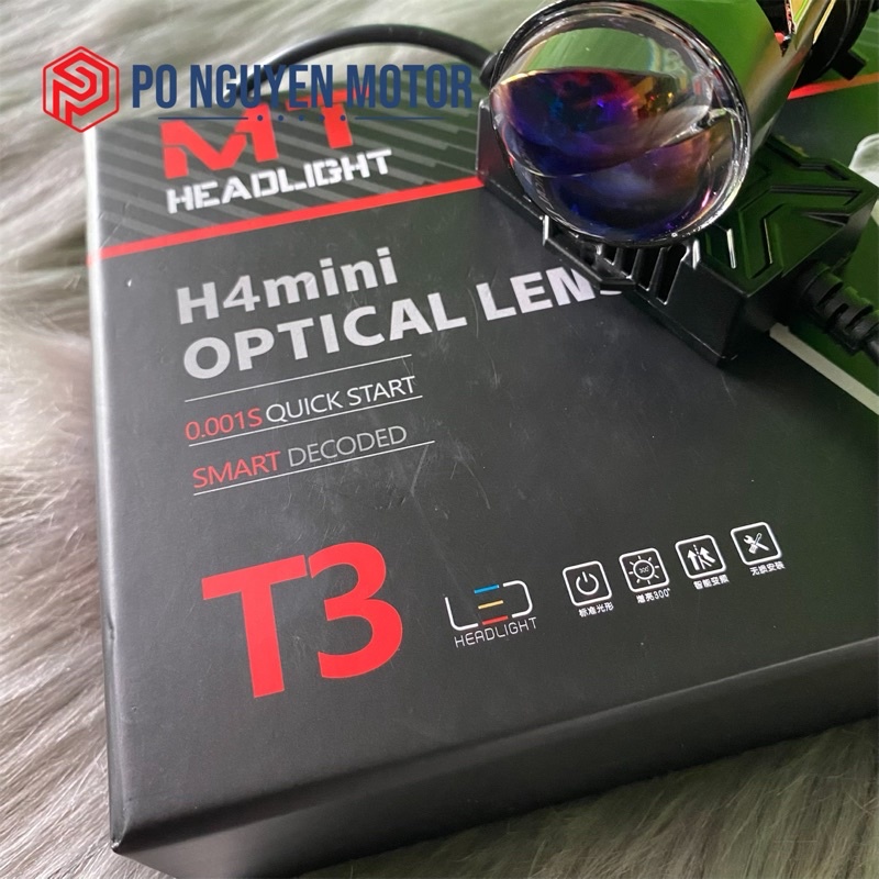 ĐÈN BI CẦU MINI T3 MT LIGHT CÓ TRỢ PHA VÀ MÀN CHẬP