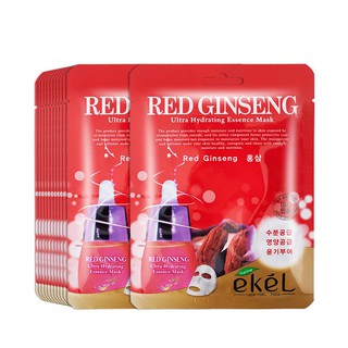 10 miếng mặt nạ dưỡng da nhân sâm Ekel