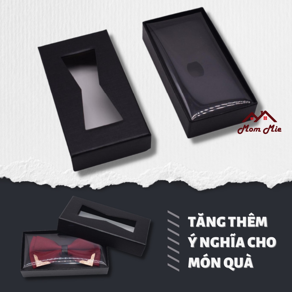 [MỚI] Hộp quà tặng nắp đậy, dùng để tặng nơ, cà vạt sang trọng, hiện đại