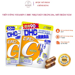 Viên Uống DHC Nhật Bản Bổ Sung Vitamin C Giúp Trắng Da, Mờ Thâm Nám