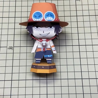 Mô hình giấy anime [One Piece] chibi Portgas D. Ace