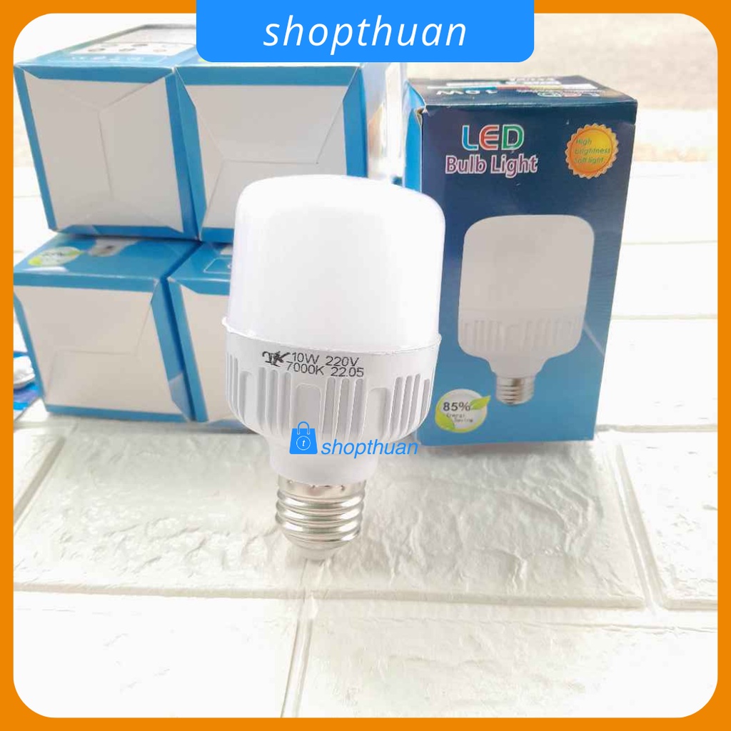 Đèn LED Bulb 10W ánh sáng trắng đuôi đèn E27