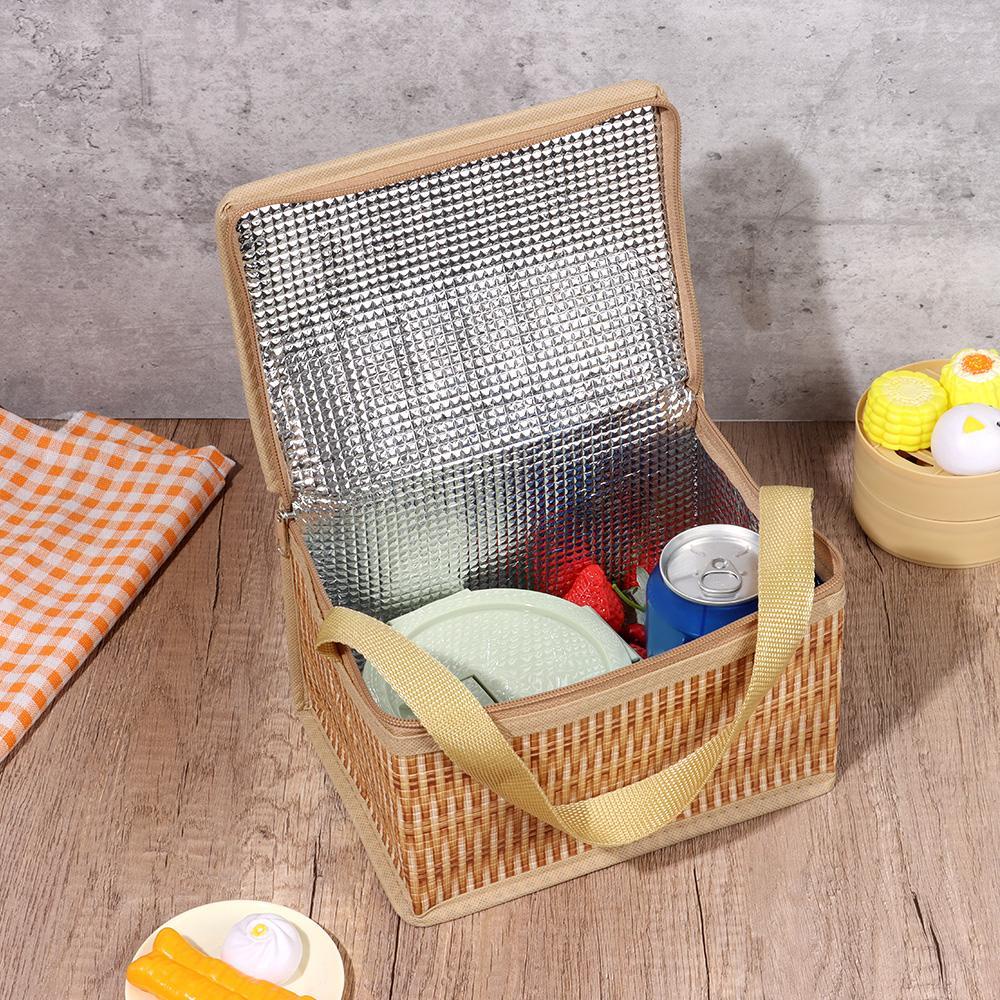 Giỏ Đan Mây Chống Thấm Nước Giữ Ấm Tiện Dụng Mang Theo Dã Ngoại