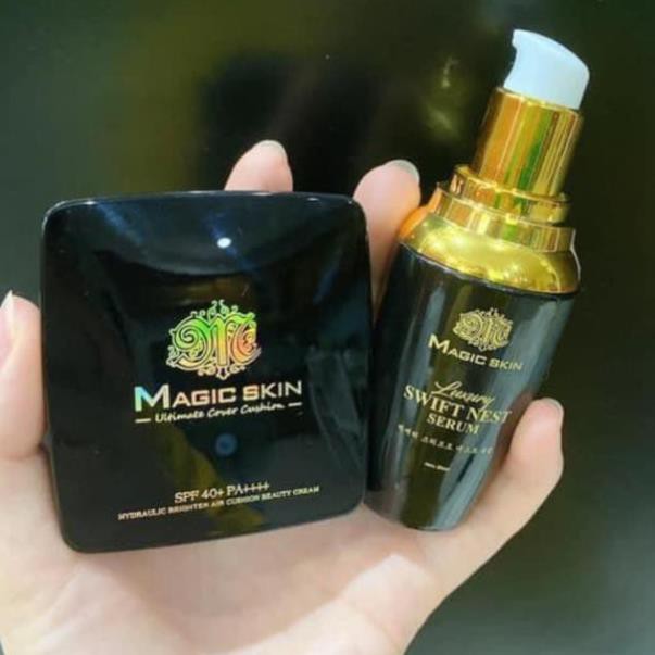 COMBO LUXURY SWIFT NEST SERRUM và ULTIMATE CC CUSHION MAGIC SKIN
