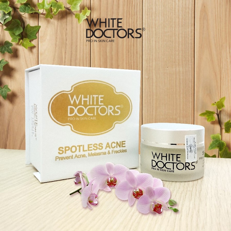 Kem ngừa thâm mụn làm trắng da White Doctors Spotless Acne 25g