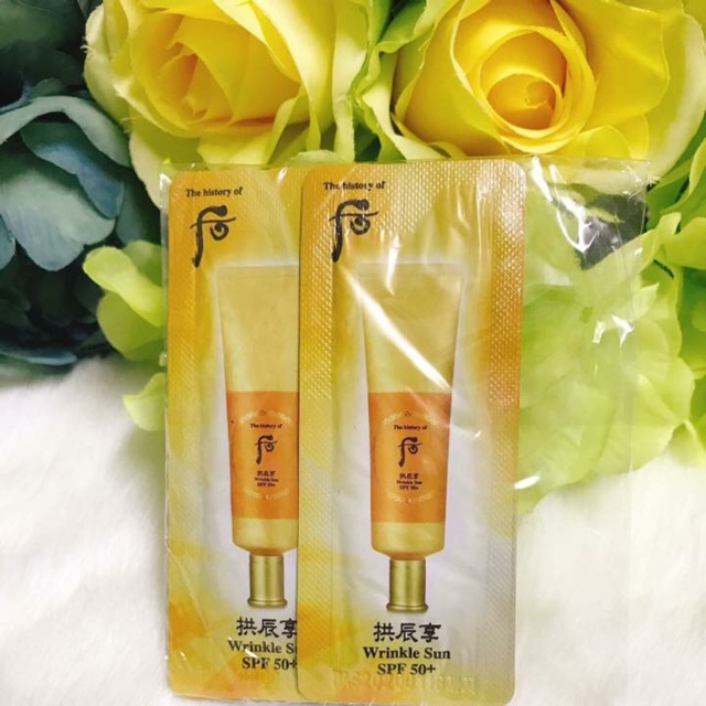 KEM CHỐNG NẮNG ĐẸP NHẤT CỦA WHOO-Whoo Jin Hea Yoon Sun Wrinkle Sun SPF 50++