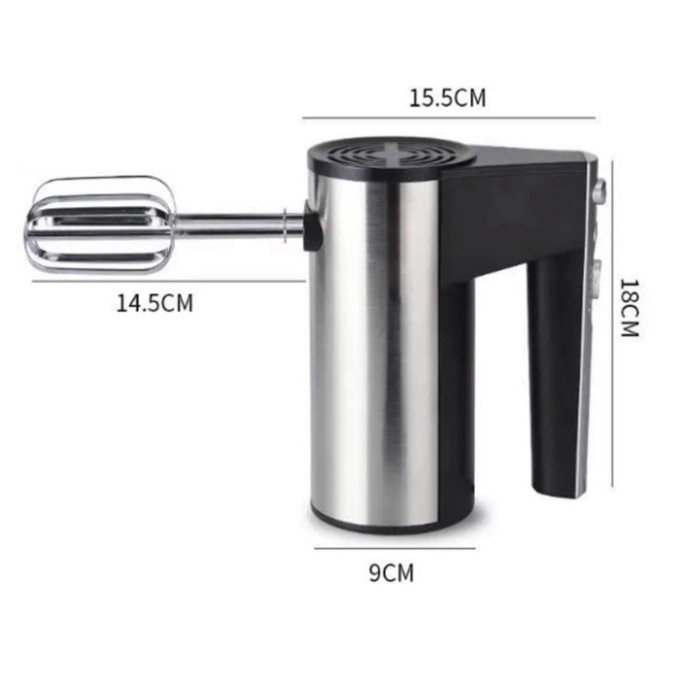 Máy Đánh Trứng, Máy Trộn Bột Chính Hãng HAEGER HG-6629 450W Siêu Mạnh