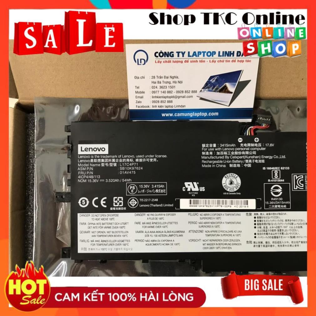 ⚡ Pin Lenovo X1 Yoga 2018 Gen 3 L17C4P71 L17M4P71 L17M4P73 01AV475 01AV474 Battery